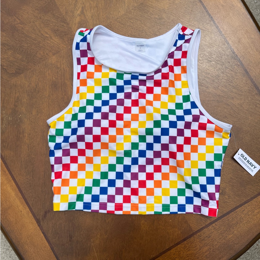 Unisex Rainbow Swim Top